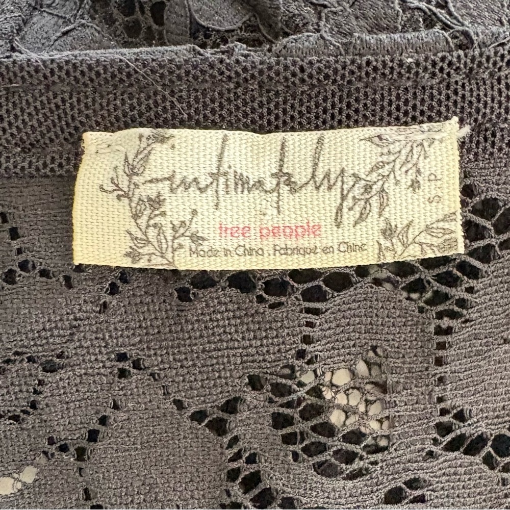 Intimately by Free People, Dream Away Black Lace Brami, Size S - Picture 7 of 7